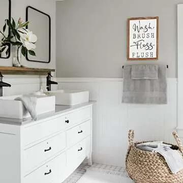 Bluegrass Valley Art Funny Bathroom Wall Decor 12x16