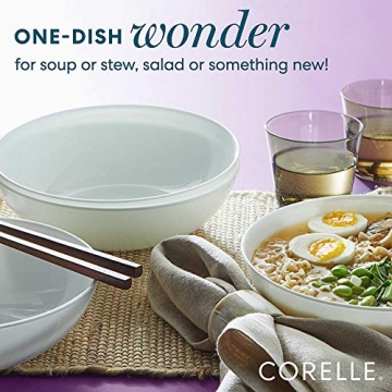 Corelle 4-Pc Meal Bowls Set for Stylish Dining