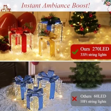 Lighted Valentines Day Decorations with 33Ft String Light