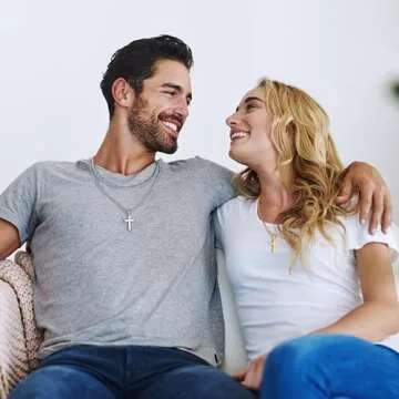 Yooblue Dainty Cross Necklace for All Occasions