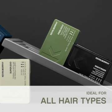 KEVIN.MURPHY FREE.HOLD - Hair Styling Paste - For All Hair Types - Medium Hold - Hair Breakage Prevention - Hair Styling Product - Paraben Free Hair Care - 30 g / 1.1 oz