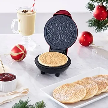 Dash Mini Pizzelle Maker for Homemade Italian Cookies