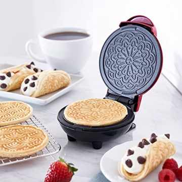 Dash Mini Pizzelle Maker for Homemade Italian Cookies