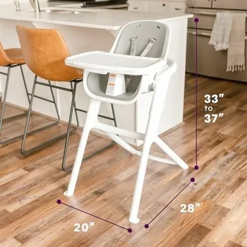 4moms Connect High Chair Magnetic Tray Adjustable Height