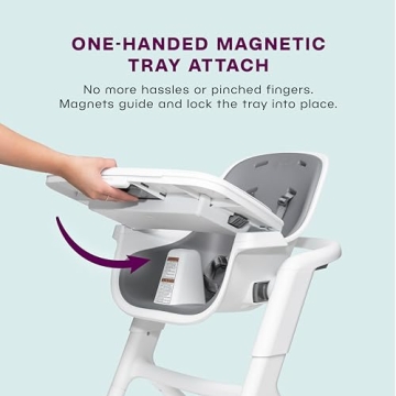 4moms Connect High Chair Magnetic Tray Adjustable Height