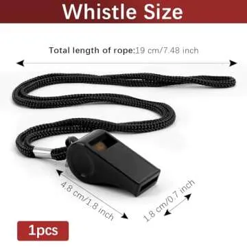 Whistle, Plastic Whistle for Coaches, Whistle Emergency Whistle for Adults Lifeguard Whistle with Lanyard Loud Crisp Sound Dog Whistle Referee Whistle Coach Whistle for Teachers Pet Training Officials