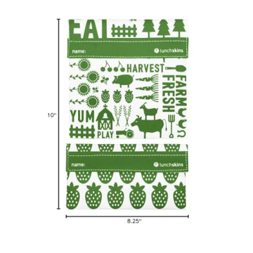 Lunchskins Eco-Friendly Reusable Food Storage Bags