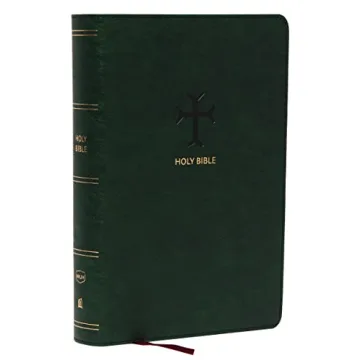 NKJV End-of-Verse Reference Bible - Personal Size, Large Print, Green, Red Letter