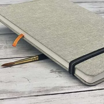 SPEEDBALL ART 769888 Art Journal 8.25X8.2 NAT.Linen, Square-Natural Linen