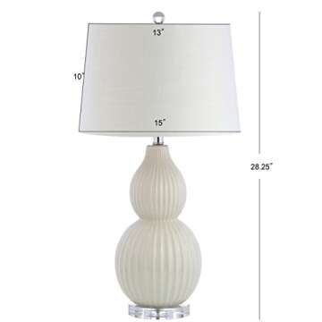JONATHAN Y Thatcher Ceramic LED Table Lamp 28.25"