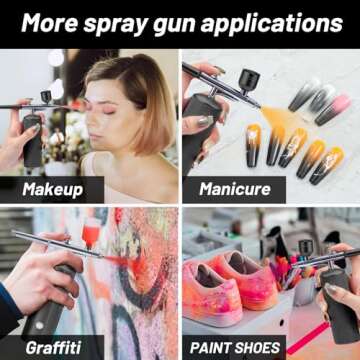 Handheld Cordless Airbrush Kit for All Creative Needs