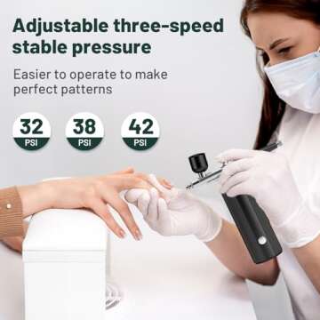 Handheld Cordless Airbrush Kit for All Creative Needs