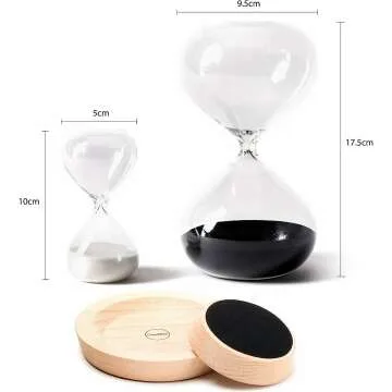 OrgaNice Hourglass Timer - 30 & 5 Minutes