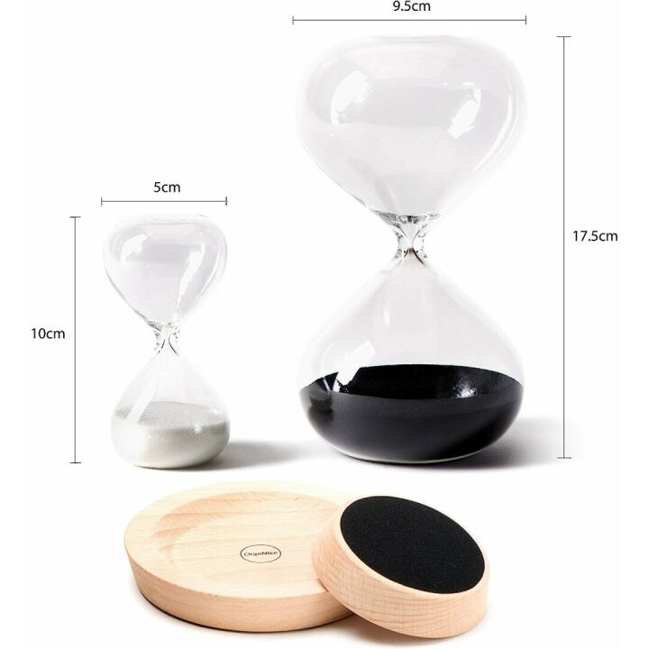 OrgaNice Hourglass Timer - 30 & 5 Minutes