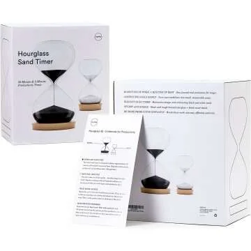 OrgaNice Hourglass Timer - 30 & 5 Minutes
