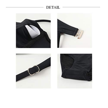 MOSHENGQI Sexy Push Up Bikini High Waist Swimsuits Women