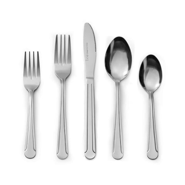 Bon Camisole 20-Piece Stainless Steel Flatware Set