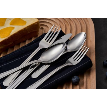 Bon Camisole 20-Piece Stainless Steel Flatware Set