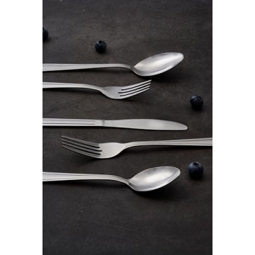 Bon Camisole 20-Piece Stainless Steel Flatware Set