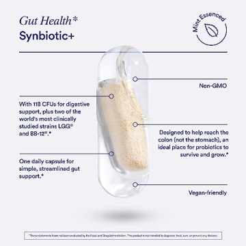 Ritual Synbiotic+ 3-in-1 Gut Health Probiotic Vegan Capsules