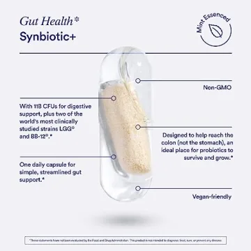 Ritual Synbiotic+ 3-in-1 Gut Health Probiotic Vegan Capsules