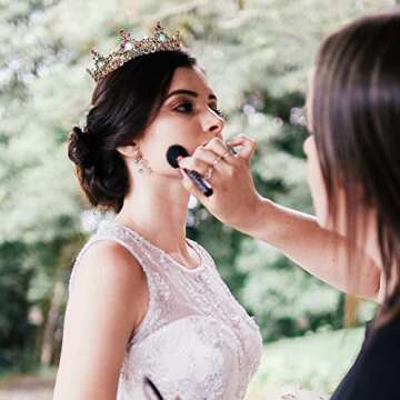 DZRYBNXF Baroque Crystal Crown - Elegant Bridal Tiara