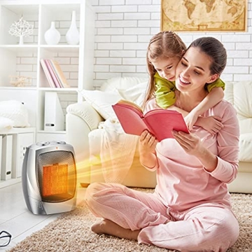 Compact Portable Electric Space Heater for Year-Round Comfort