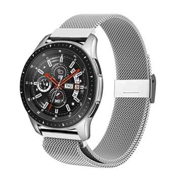 HEBIMEN Nylon Watch Bands Compatible with Galaxy Watch 46mm/Gear S3 Classic/Frontier/Huawei Watch 2C...