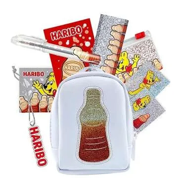 Real Littles - Collectible micro Haribo Happy-Cola Backpack with 6 surprises inside!