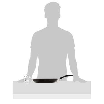 T-fal Advanced Nonstick Fry Pan 12 Inch Oven Safe 350F Cookware, Pots and Pans, Dishwasher Safe Black