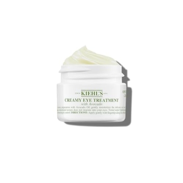 Kiehl's Avocado Eye Treatment, Nourishing and Hydrating Eye Cream, Avocado Oil and Caffeine to Energ...