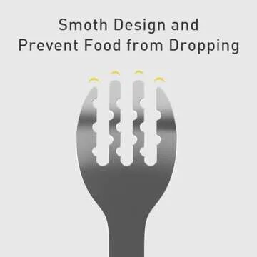 Goryeo Baby Toddler Utensils Stainless Steel Kids Silverware Set with Kids Training Chopsticks and Baby Spoon and Fork for Self Feeding Learning with Case