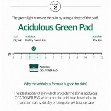 VT COSMETICS Cica Mild Toner Pad (60 Pads), Facial Toner Pads for Daily Use - Exfoliating, Hydrating, Soothing, pH Balancing Toner with BHA, Centella Asiatica Extract, Hyaluronic Acids