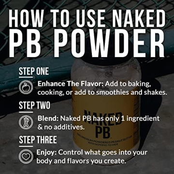 2 LB Powdered Peanut Butter – Only 1 Ingredient, Vegan, No Additives
