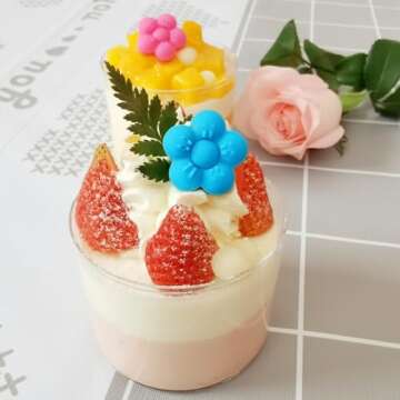 Tadonyny Small Flower Candy Molds for Chocolate and Gummy