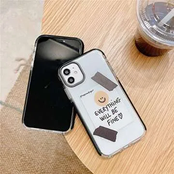 TYUI Happy Smile Design Clear Case for Apple iPhone 11 6.1 Slim TPU Protective Anti-Scratch Phone ver Skin Fashion yle for iPhone 11 Cases