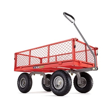 Gorilla Carts Heavy Duty Utility Cart for Garden Use
