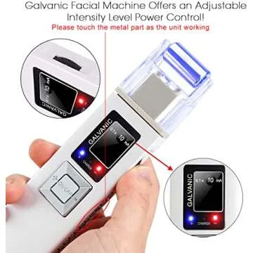 Portable Galvanic Microcurrent Skin Firming Massager