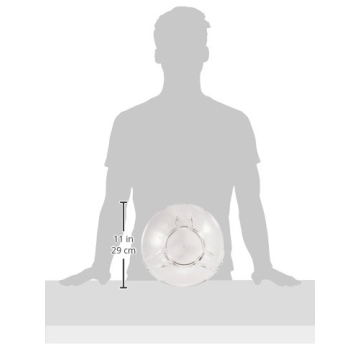 Prodyne 6 Quart Clear Acrylic Salad Bowl & Servers