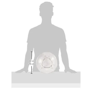 Prodyne 6 Quart Clear Acrylic Salad Bowl & Servers