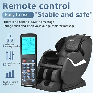Zero Gravity Massage Chair with Heat Therapy Foot Rollers