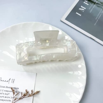 ZHOUMEIWENSP Large Hair Claw Clips for Thick Hair - Stylish Grip