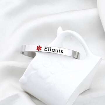 KEYCHIN Surgical Grade Medical Alert Bracelets for All