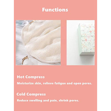 LukLoy Reusable Spa Facial Towels for Hot Cold Care