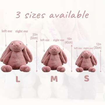 Custom Easter Bunny Personalized Plush Toy for Kids