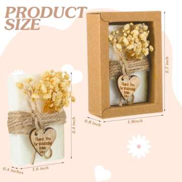 Demissle 30 Pcs Handmade Scented Soap Wedding Party Favors Gifts