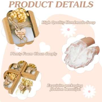 Demissle 30 Pcs Handmade Scented Soap for Weddings