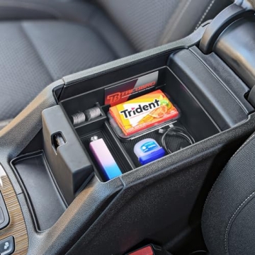 TACOBRO Center Console Organizer for GMC Acadia 2017-2023 - Premium Storage Solution with Coin Box
