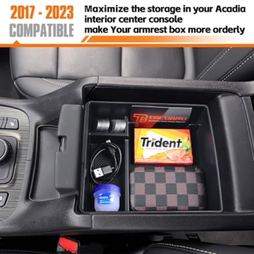 TACOBRO Console Organizer for GMC Acadia 2017-2023