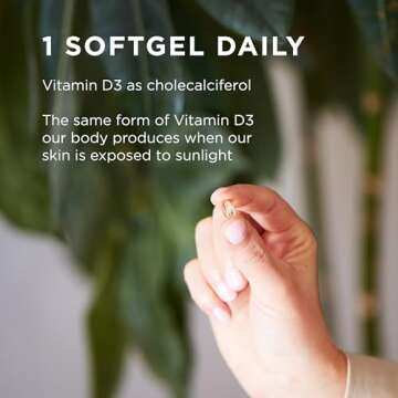 Solgar Vitamin D3 Softgels 250 MCG 10,000 IU - Immune Support